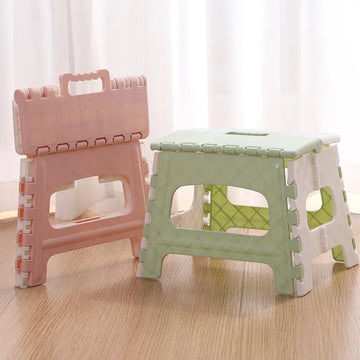 Bathroom Lightweight Step Stool Storage Chair