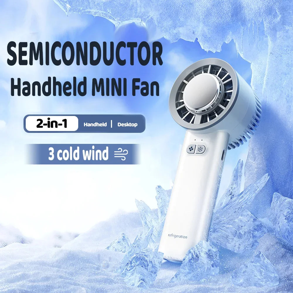 F61 Mini Handheld Cold Air Turbo Fan