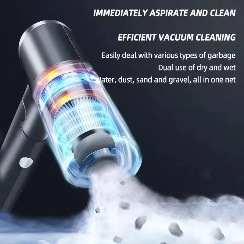 2 in 1 Portable Large Suction Vacuum Cleaner