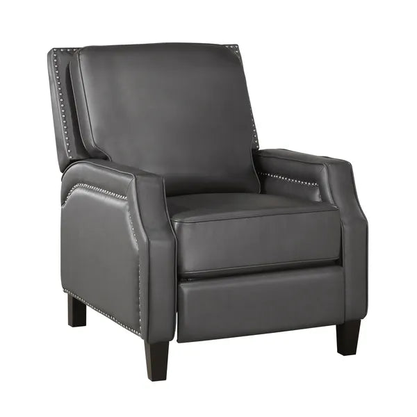Push Back Reclining Chair Transitional Style