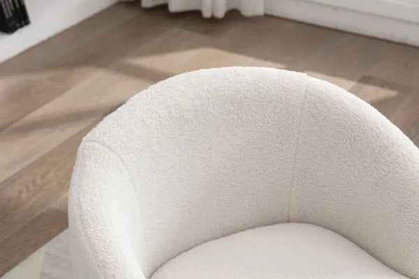 Fabric Swivel Accent Armchair
